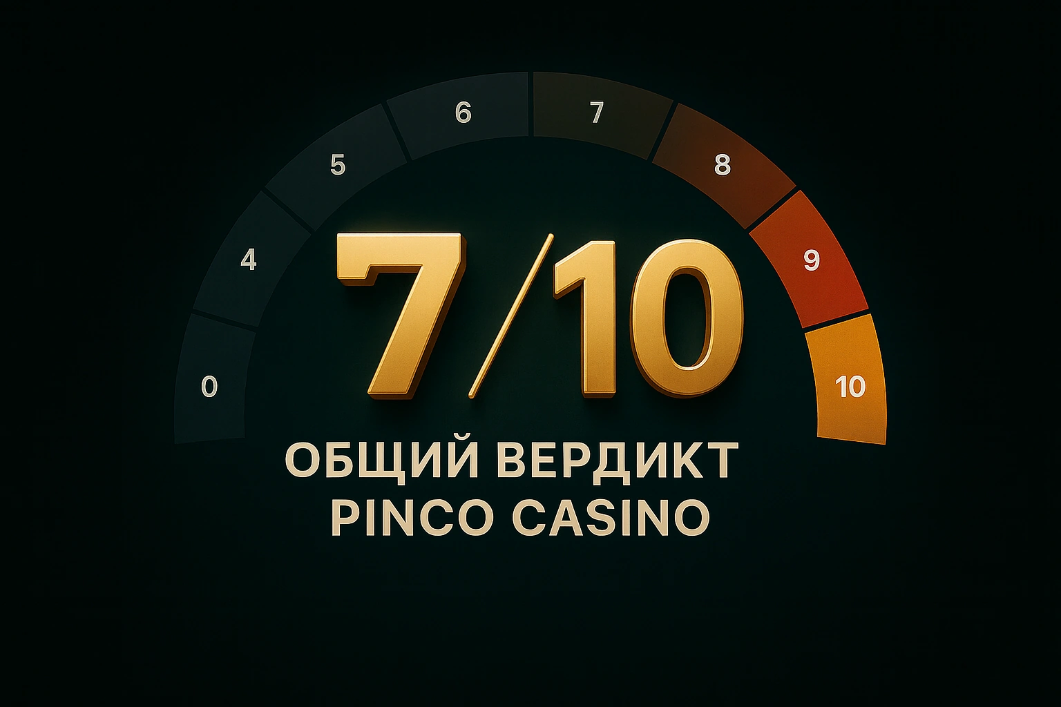 Оценка Pinco Casino: 7 из 10